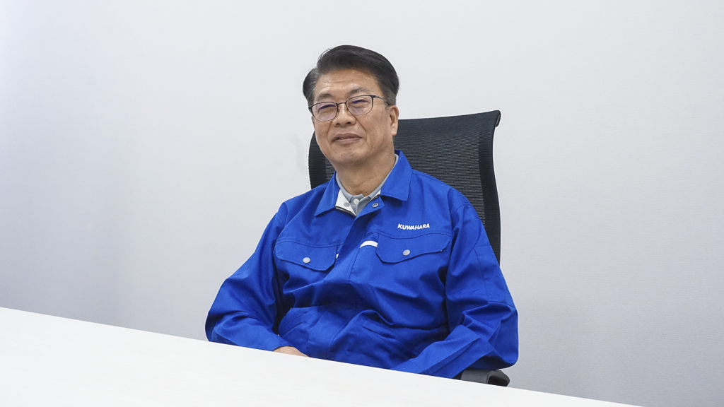 桑原電工の角田社長
