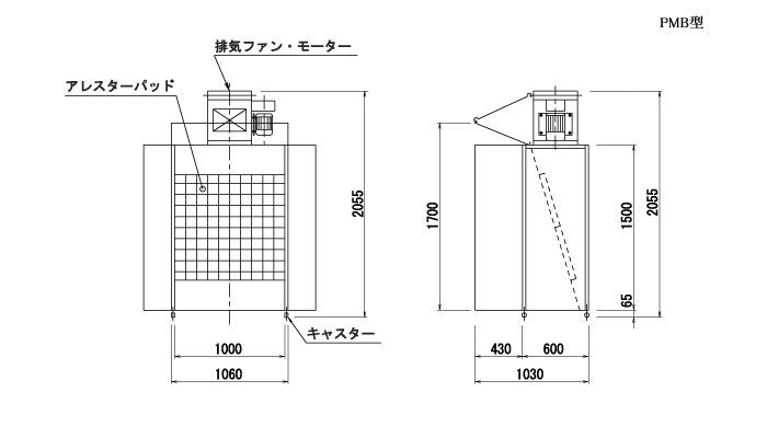 小型アレスターブース PMB型（ミニブース）